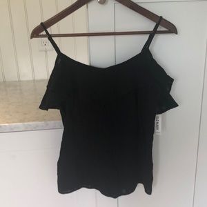 Old navy black off shoulder top